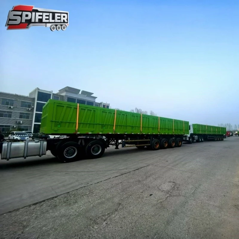 Heavy Duty Side Tipping Dump Trailer manufacturers