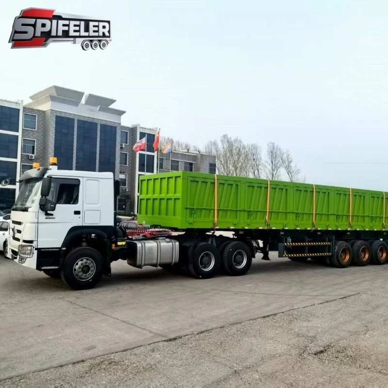 Heavy Duty Side Tipping Dump Trailer high quality